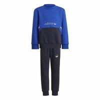Sportstøj til Børn Adidas Crew Blå 3-4 år