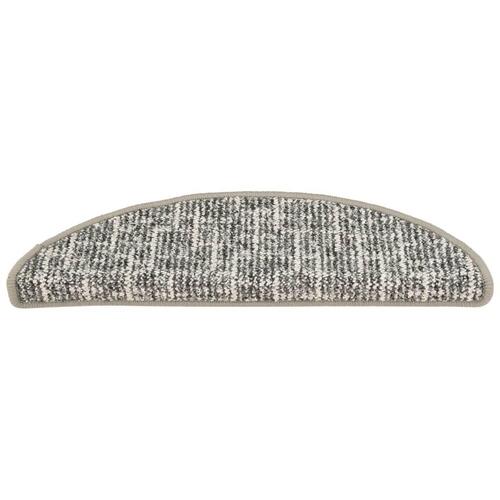 15 stk. trappemåtter 65x25 cm grå