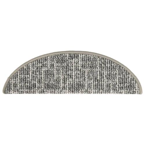 15 stk. trappemåtter 65x25 cm grå