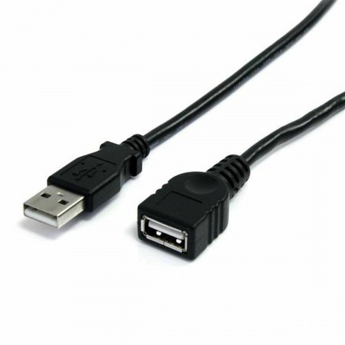 USB-kabel Startech USB 2.0 forlænger - 3 m, sort