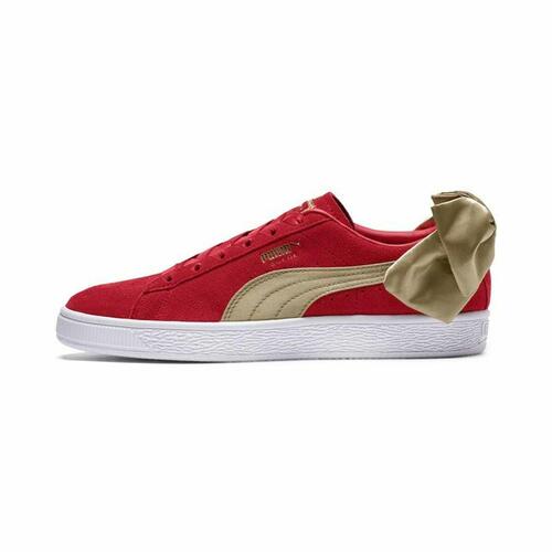 Kvinde Casual Sneakers Puma Sportswear Suede Bow Varsity Rød 38