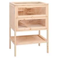 Hamsterbur 55x40x80 cm massivt fyrretræ