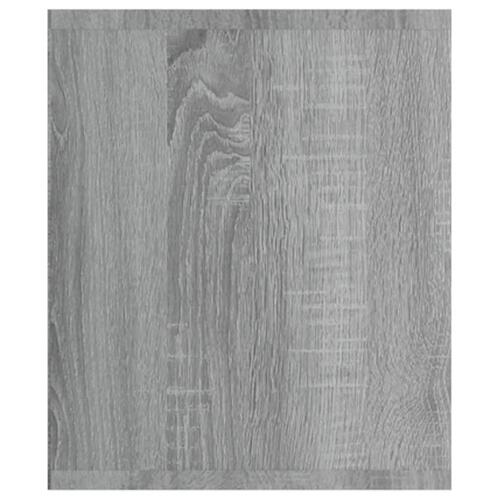 Bogreol/tv-bord 36x30x143 cm konstrueret træ grå sonoma-eg