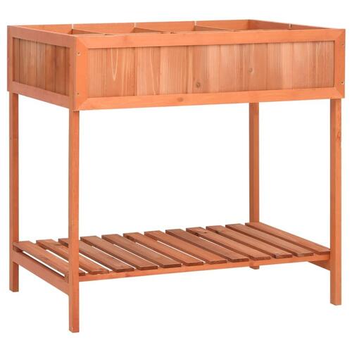 Plantekasse 80x60x80 cm massivt grantræ