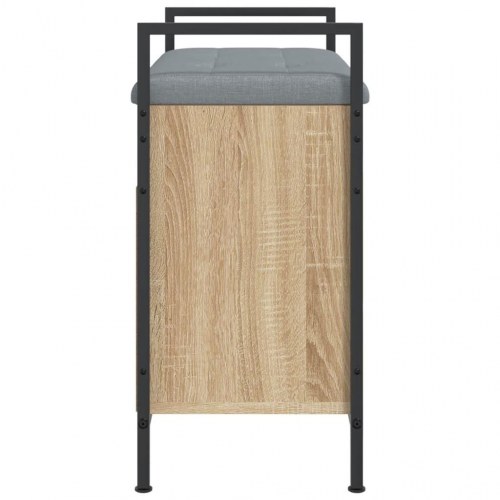 Skobænk 65,5x32x57,5 cm konstrueret træ sonoma-eg