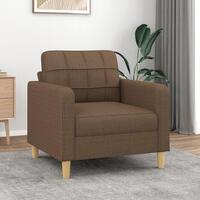 Lænestol 60 cm stof brun