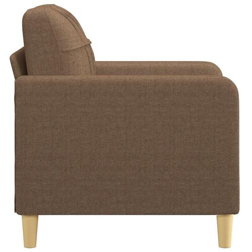 Lænestol 60 cm stof brun