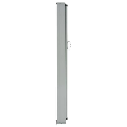 Sammenrullelig sidemarkise til terrassen 100 x 300 cm sort