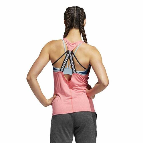 T-shirt til Damer uden Ærmer Adidas 3 Stripes Tank Pink XS