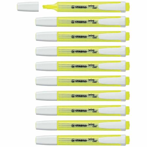 Fluorescerende markør Stabilo Swing Cool Gul 10 Dele (10 enheder)