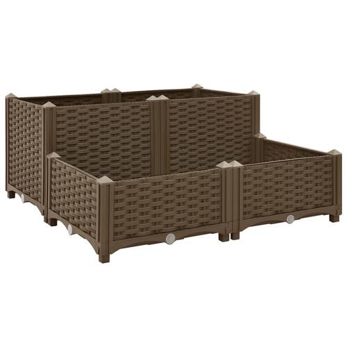 Højbed 80x80x38 cm polypropylen