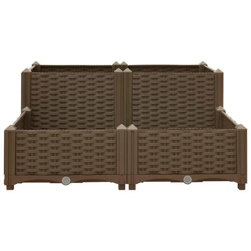 Højbed 80x80x38 cm polypropylen