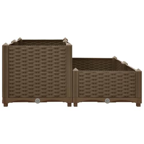 Højbed 80x80x38 cm polypropylen