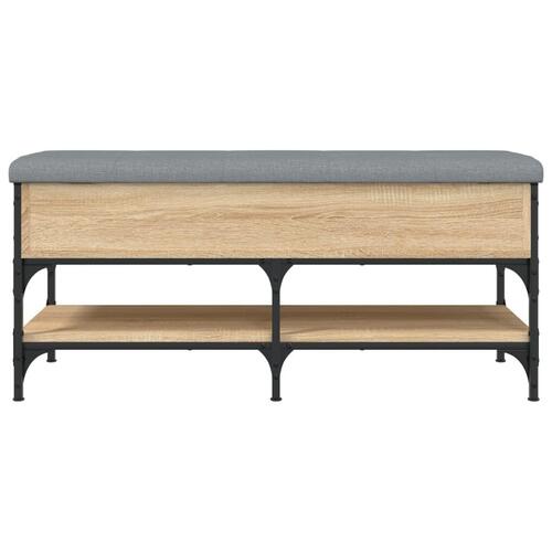 Skobænk 102x42x45 cm konstrueret træ sonoma-eg