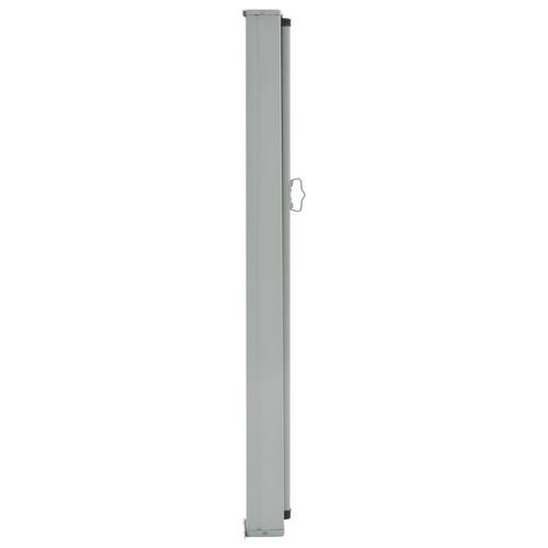 Sammenrullelig sidemarkise til terrassen 120 x 300 cm sort