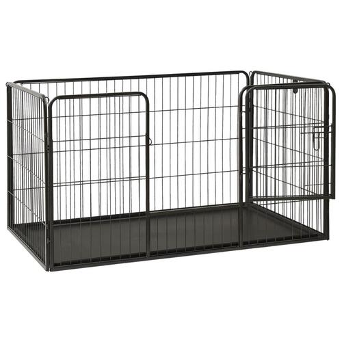 Hvalpegård 123x77,5x74,5 cm stål