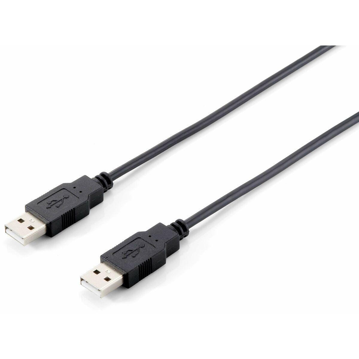 USB A til USB B-kabel Equip 128870 Sort 1,8 m