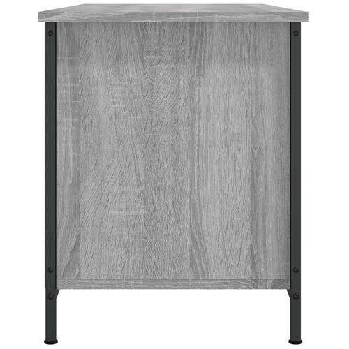 Tv-bord 100x40x50 cm konstrueret træ grå sonoma-eg