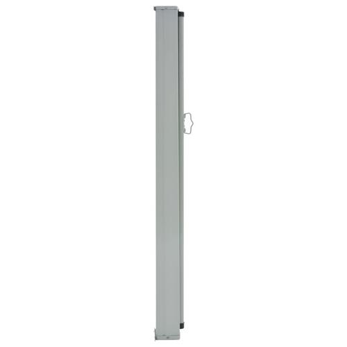 Sammenrullelig sidemarkise til terrassen 120 x 300 cm grå