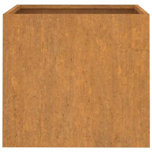 Plantekasse 42x40x39 cm cortenstål