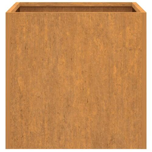 Plantekasse 42x40x39 cm cortenstål