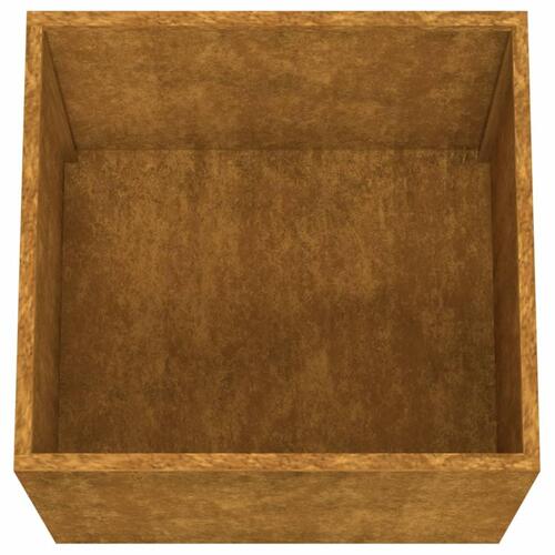Plantekasse 42x40x39 cm cortenstål