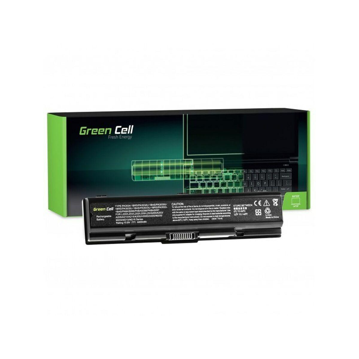 Laptop batteri Green Cell TS01 Sort 4400 mAh