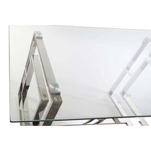 Spisebord Krystal Stål (180 x 90 x 75 cm)