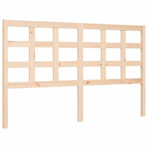 Sengeramme uden madras 160x200 cm massivt fyrretræ