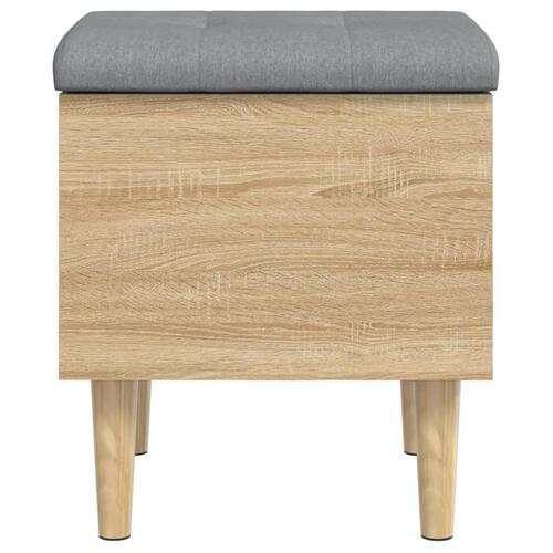 Skobænk 42x42x46 cm konstrueret træ sonoma-eg