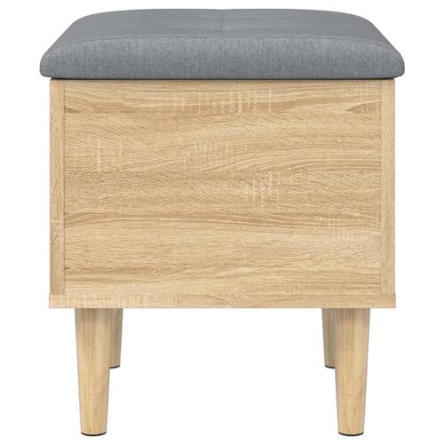 Skobænk 42x42x46 cm konstrueret træ sonoma-eg