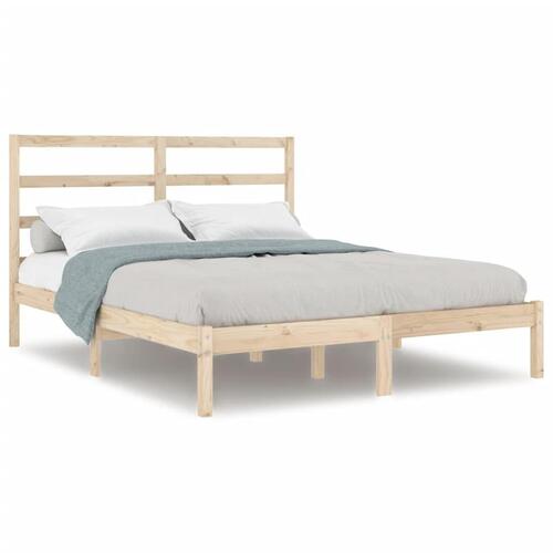 Sengeramme 140x190 cm massivt fyrretræ