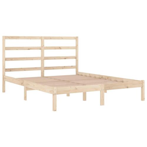 Sengeramme 140x190 cm massivt fyrretræ