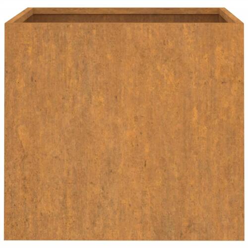 Plantekasser 2 stk. 49x47x46 cm cortenstål