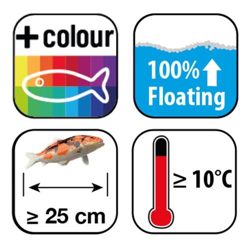 fiskefoder Heiko Koi Colour Menu 6 mm 3 l