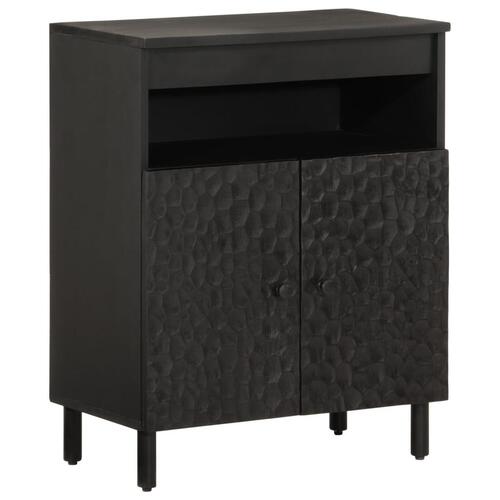 Skab 60x33x75 cm massivt mangotræ sort