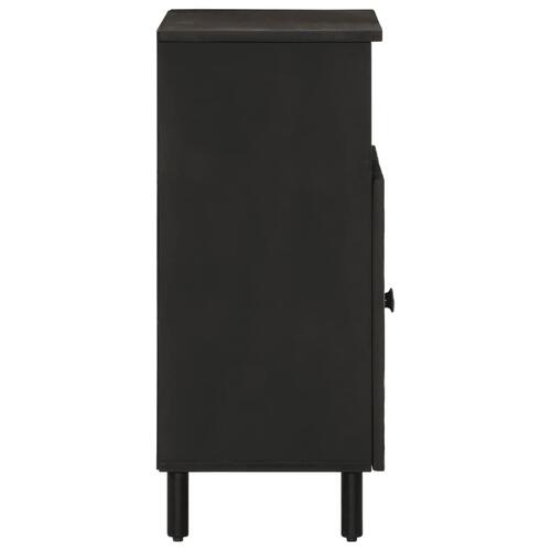 Skab 60x33x75 cm massivt mangotræ sort