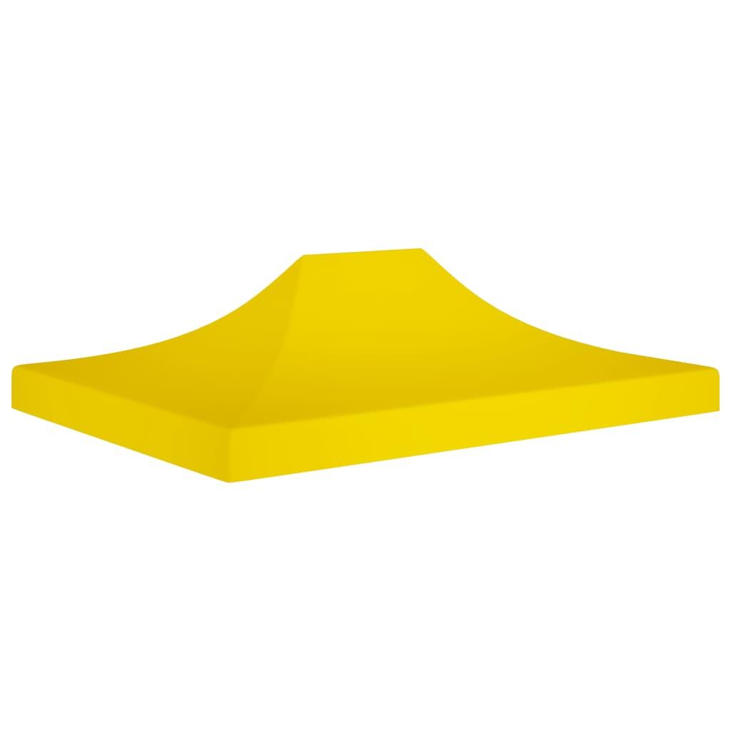 Tag til festtelt 4,5x3 m 270 g/m² gul