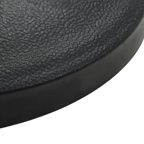 Parasolfod rund polyresin 9 kg sort