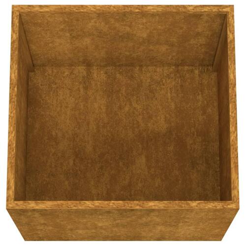 Plantekasse 32x30x29 cm cortenstål