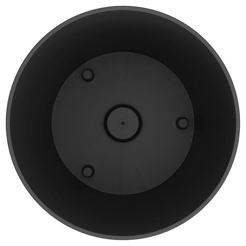 Plantekrukke 35/37,5 l udtagelig indsats PP rattanlook antracit
