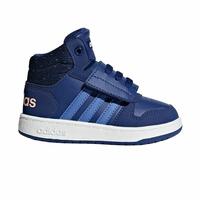 Sportssko til børn Adidas Sportswear adidas Hoops Mid 2.0 Mørkeblå 19