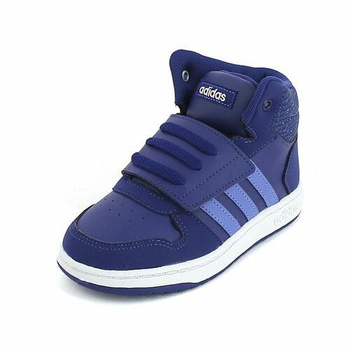 Sportssko til børn Adidas Sportswear adidas Hoops Mid 2.0 Mørkeblå 19