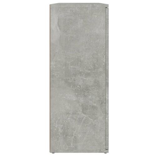 Skænk 91x29,5x75 cm konstrueret træ betongrå