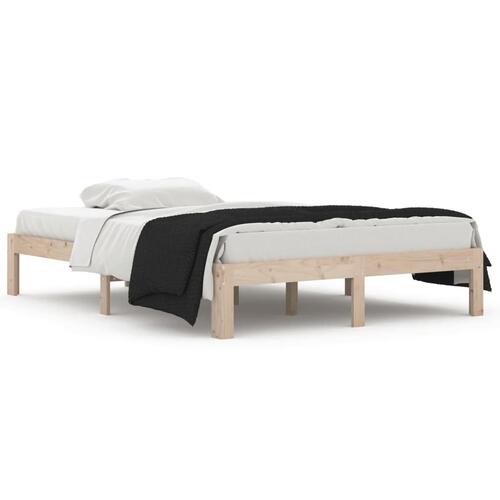 Sengeramme 135x190 cm massivt træ