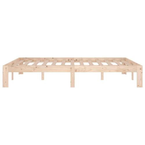 Sengeramme 135x190 cm massivt træ