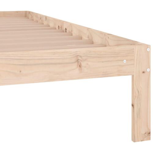 Sengeramme 135x190 cm massivt træ