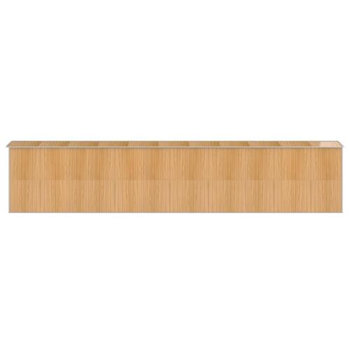 Haveskur 192x938x223 cm galvaniseret stål lysebrun