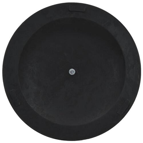Parasolfod rund polyresin 19 kg bronzefarvet