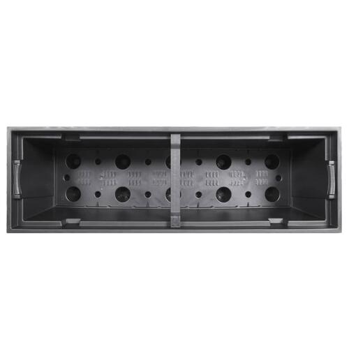 Plantekrukke 12/44 l udtagelig indsats PP rattanlook brun